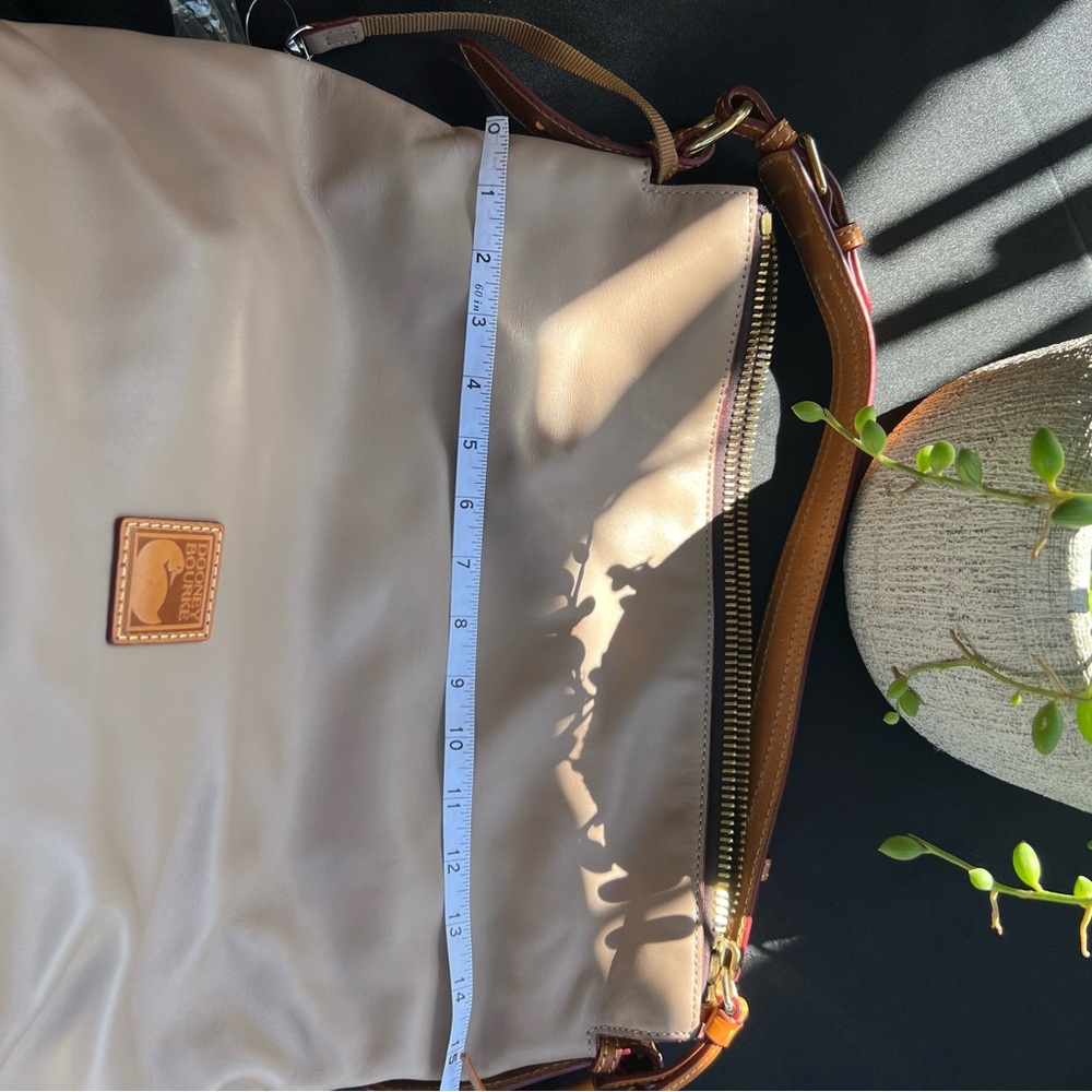 Dooney & Bourke Tan Leather Shoulder Bag - Picture 10 of 12